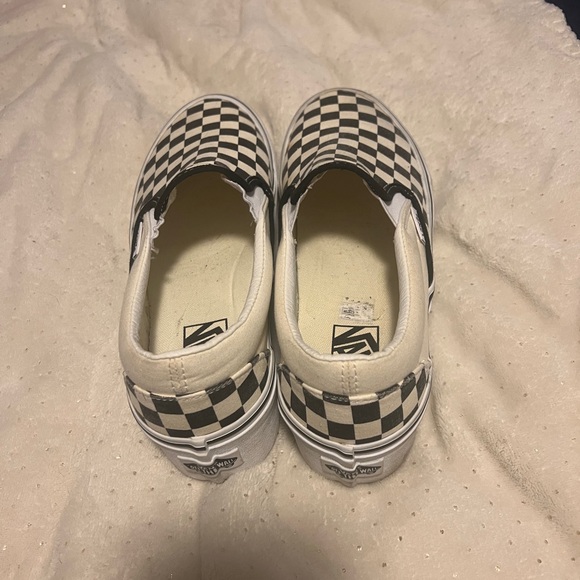 Checkerboard Platform Vans - Picture 5 of 7